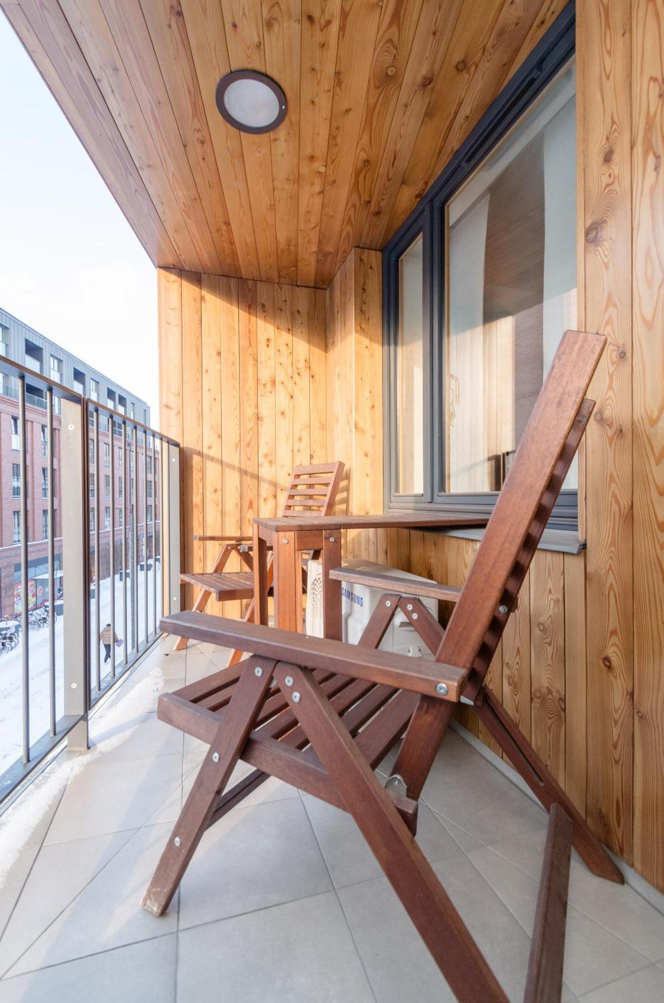One-Bedroom Apartment Balcony